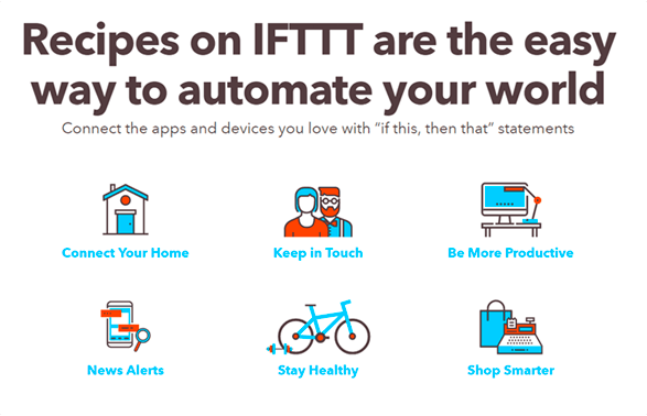 IFTTT herramienta para automatizar tareas